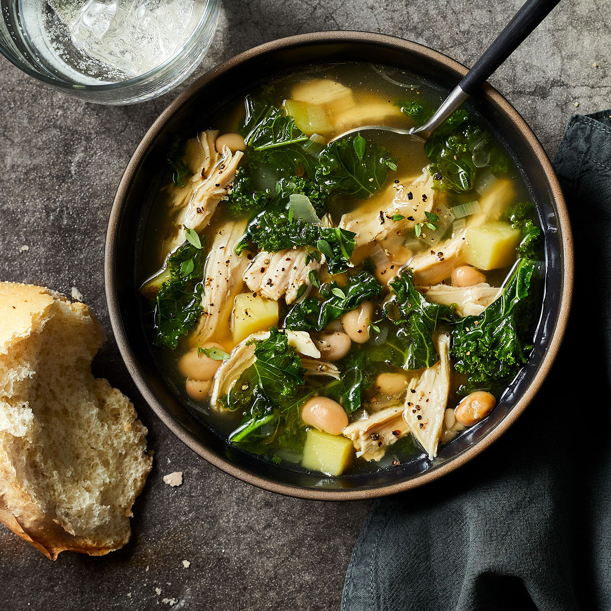 Chicken & Spinach Soup