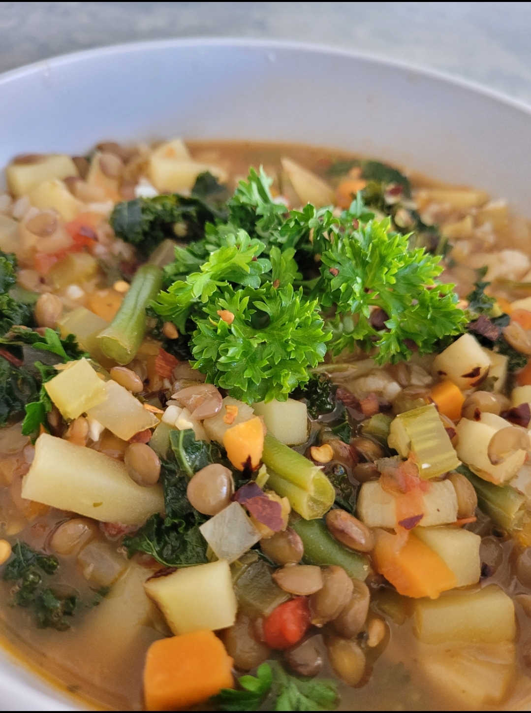 Potato Lentil Soup