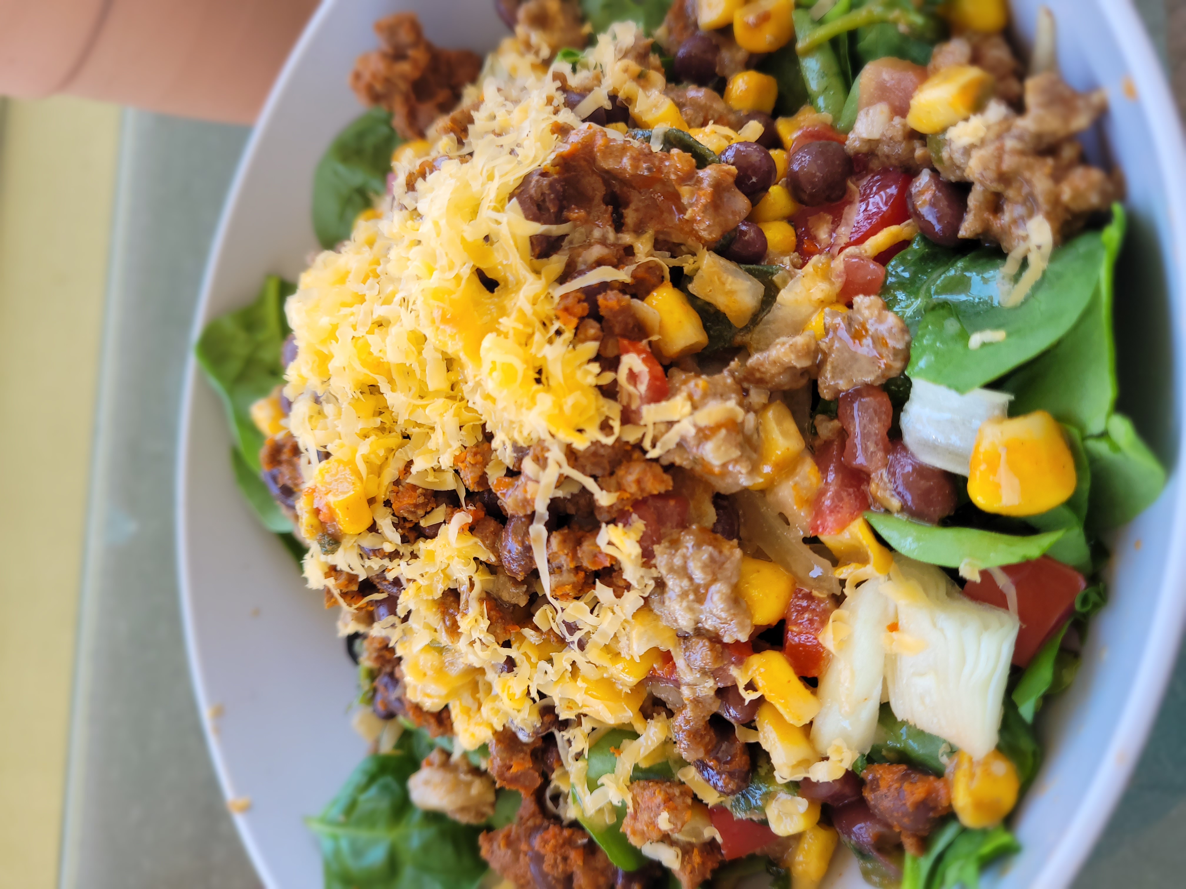 Bison Taco Salad