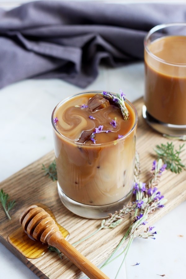 Honey Lavender Cold Brew Latte