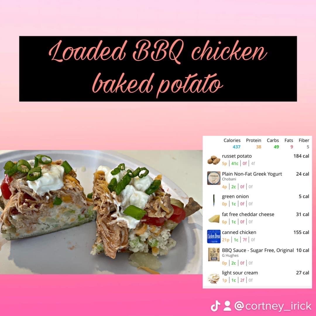 Loaded BBQ Chicken Potato