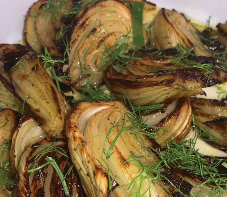 Roasted Fennel with Orange-Honey Dressing