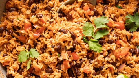 Spanish Rice & Beans (BEST Recipe!)
