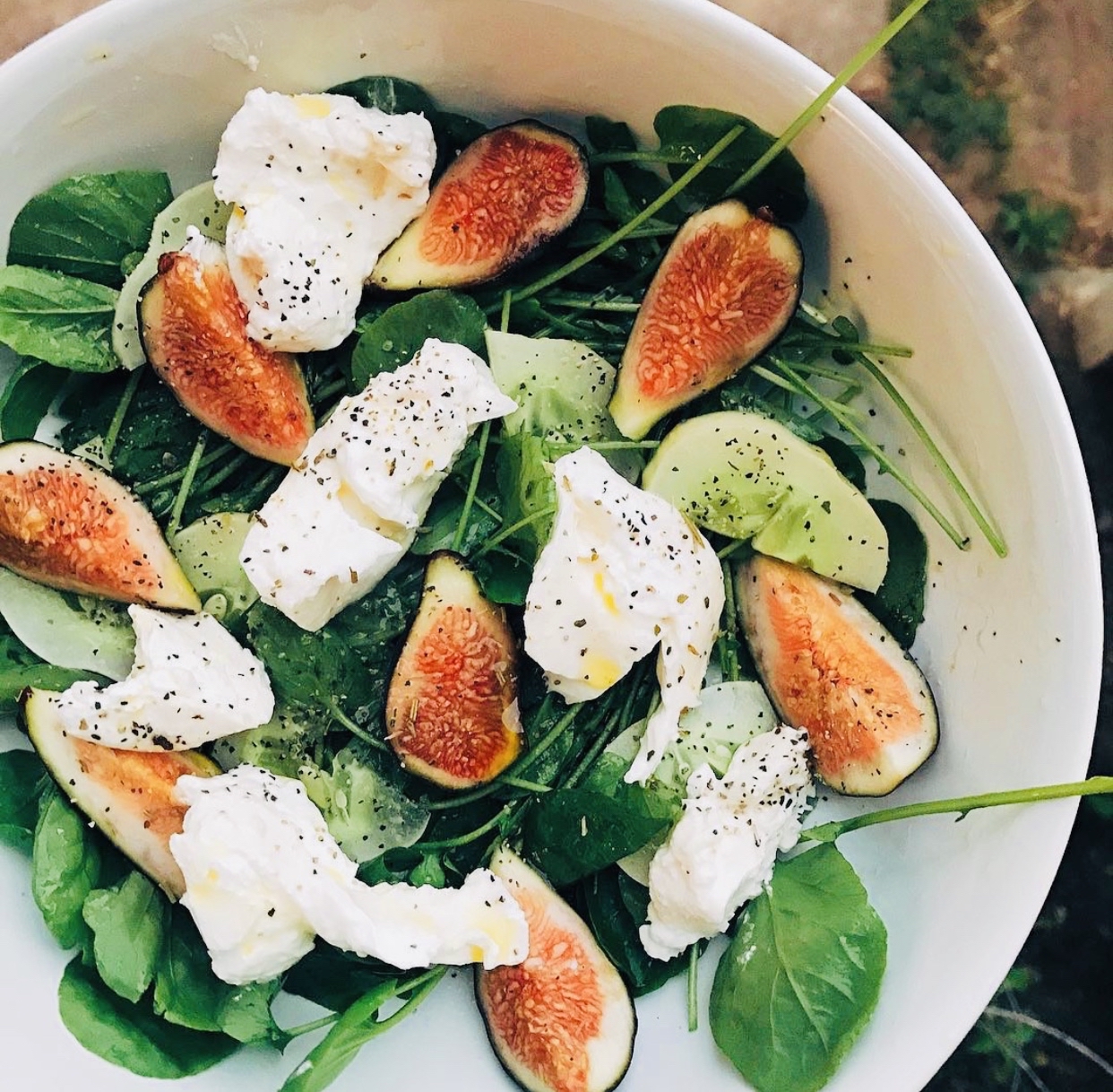 Fig and Burrata Salad