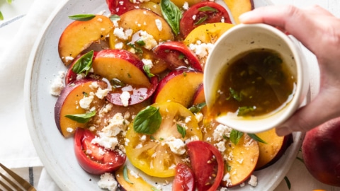 Peach and Heirloom Tomato Salad Recipe