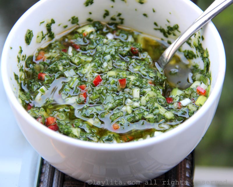 Traditional Chimichurri Sauce