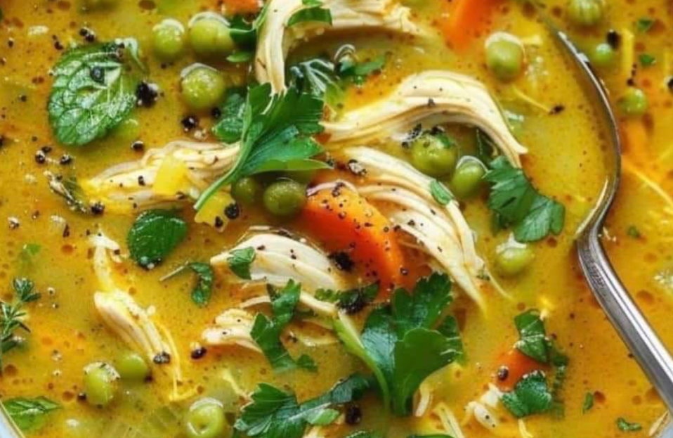 Anti-Inflmmatory Turmeric Chicken Soup