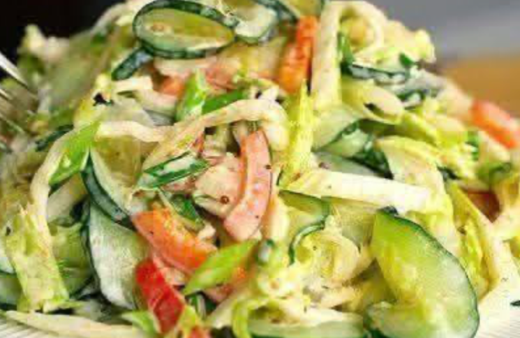 Cucumber and Cabbage Salad