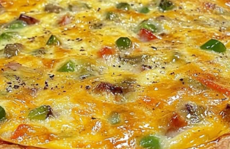 Green Chile and Cheese Quiche