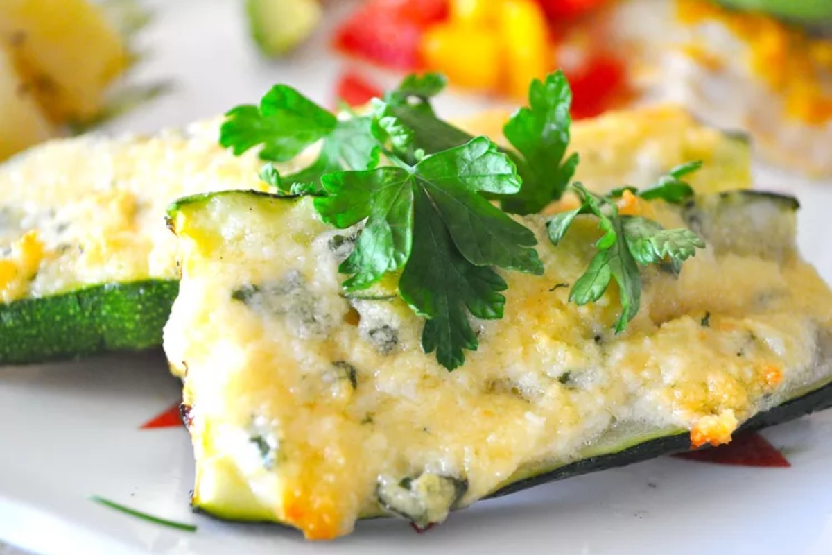 Grilled Zucchini with Parmesan
