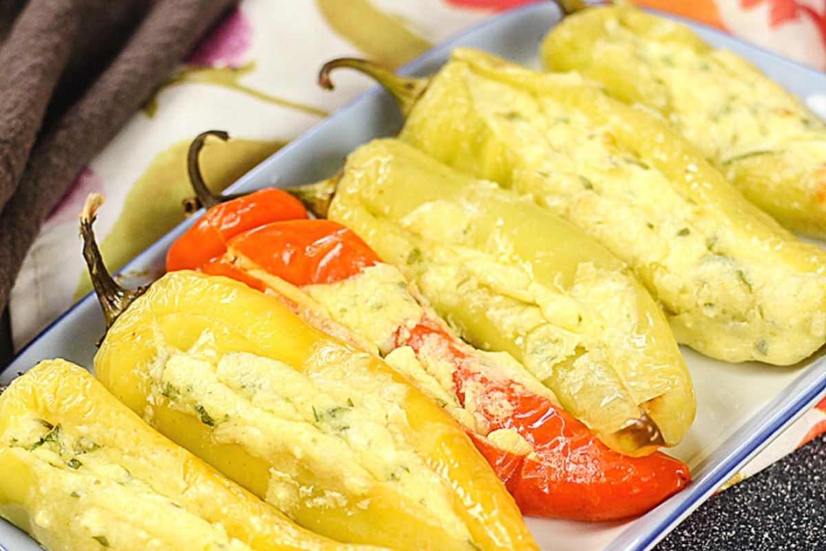 Stuffed Hungarian Wax Peppers