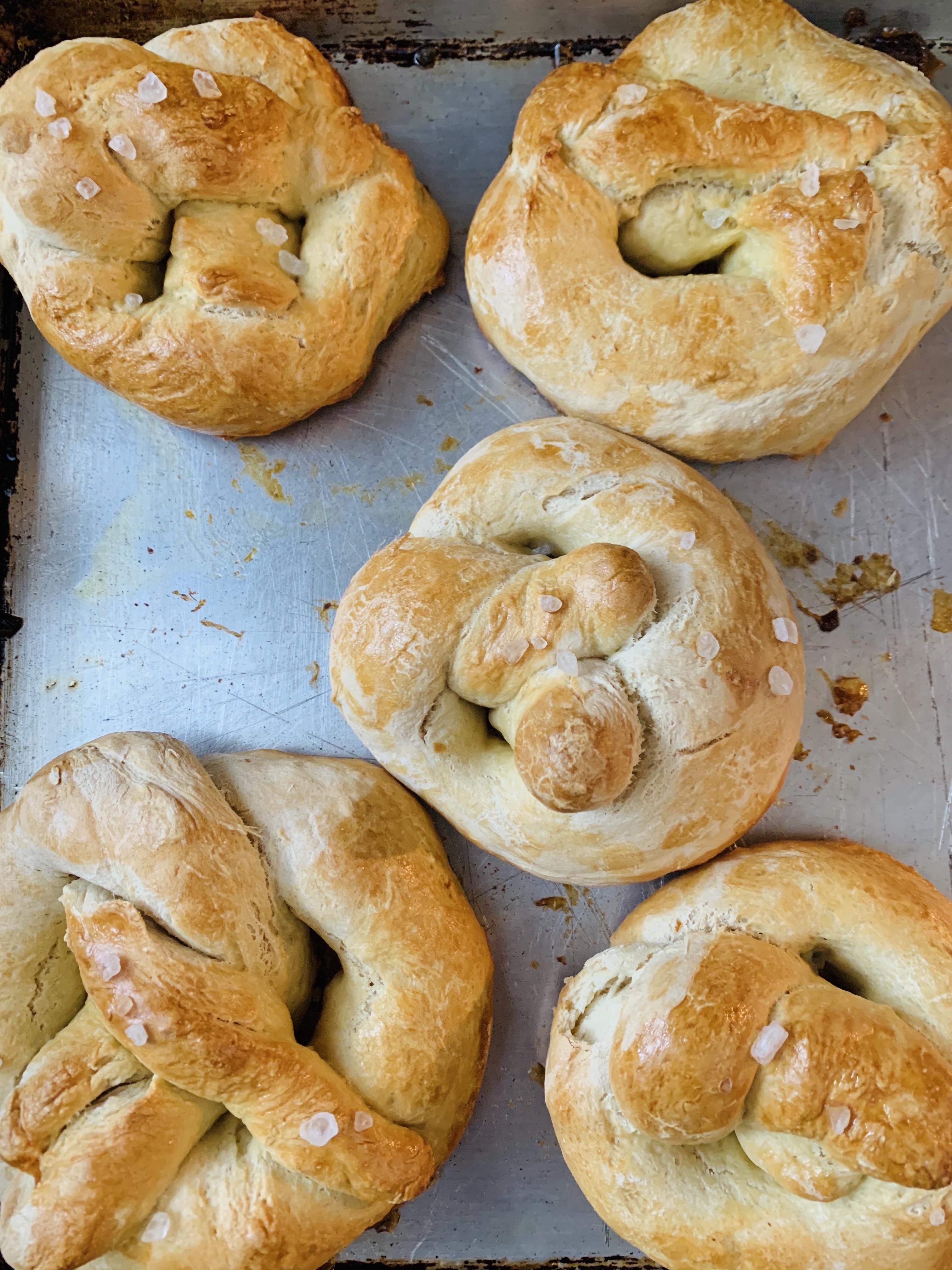 Homemade Pretzel Rolls 
