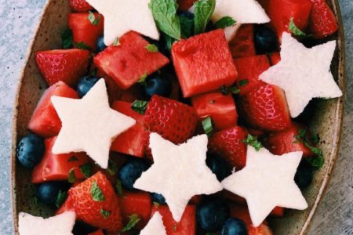 4th of July Fruit Salad