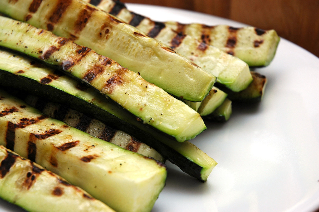 Grilled Herbed Zucchini