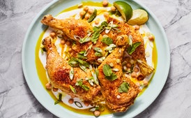 Yogurt-Braised Chicken Legs with Garlic and Ginger 
