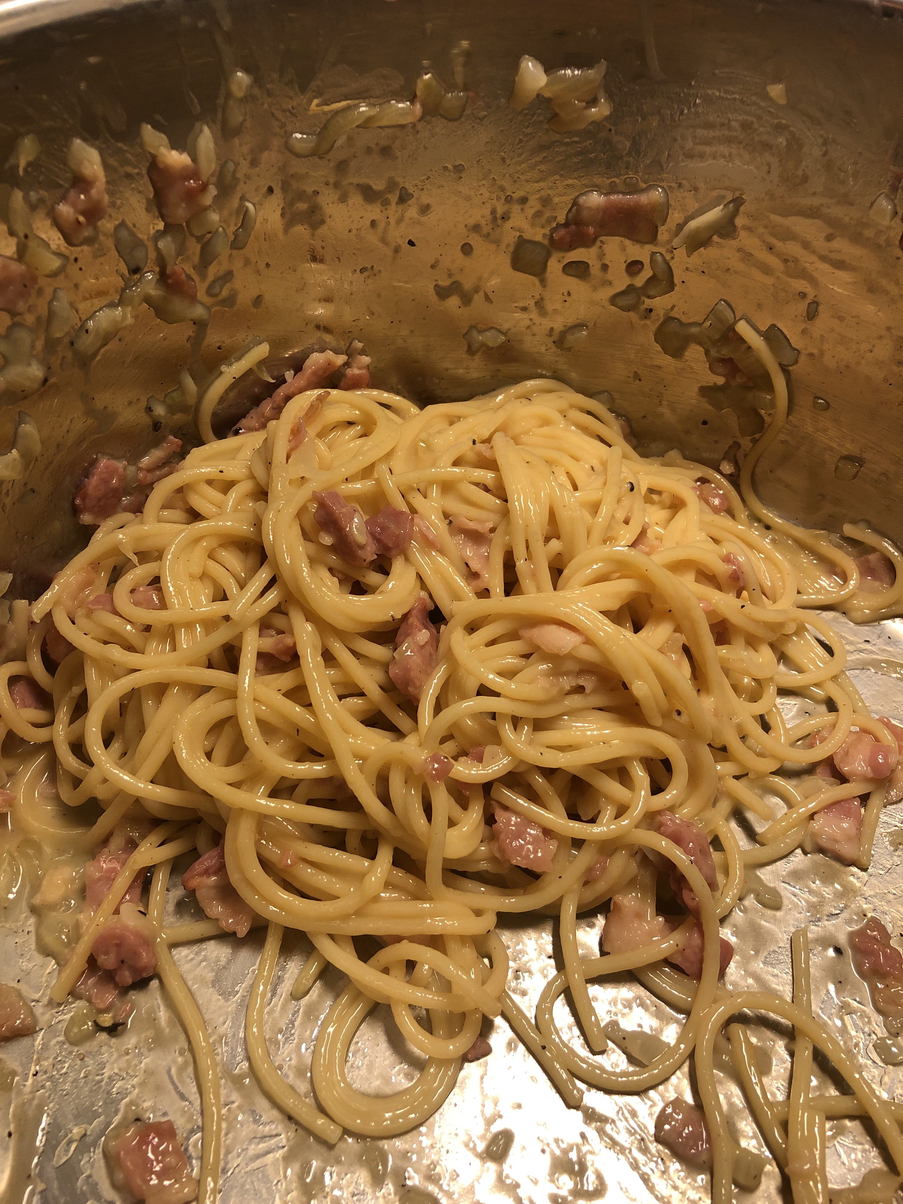 Pasta carbonara 