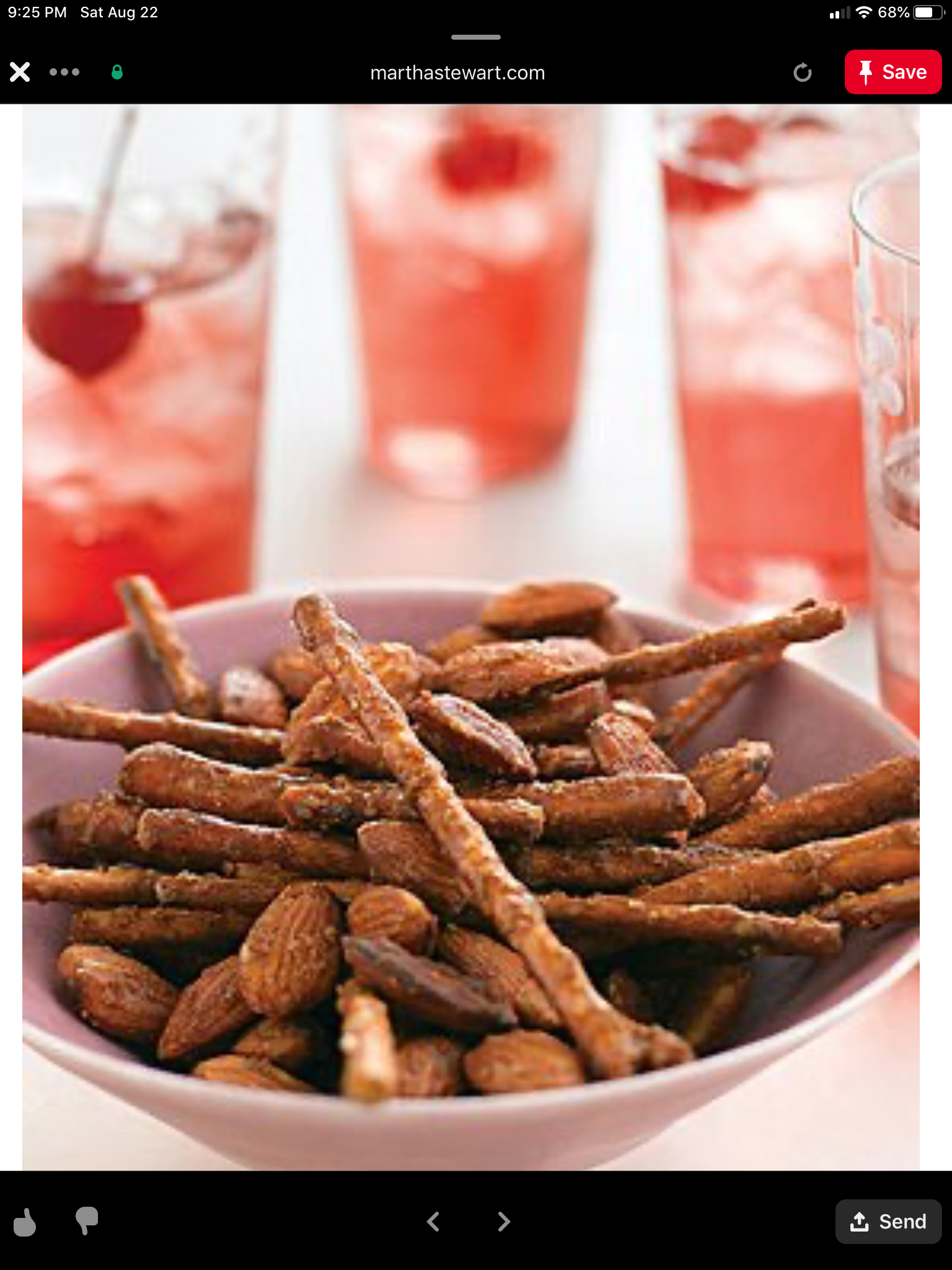 Spicy-sweet pretzels