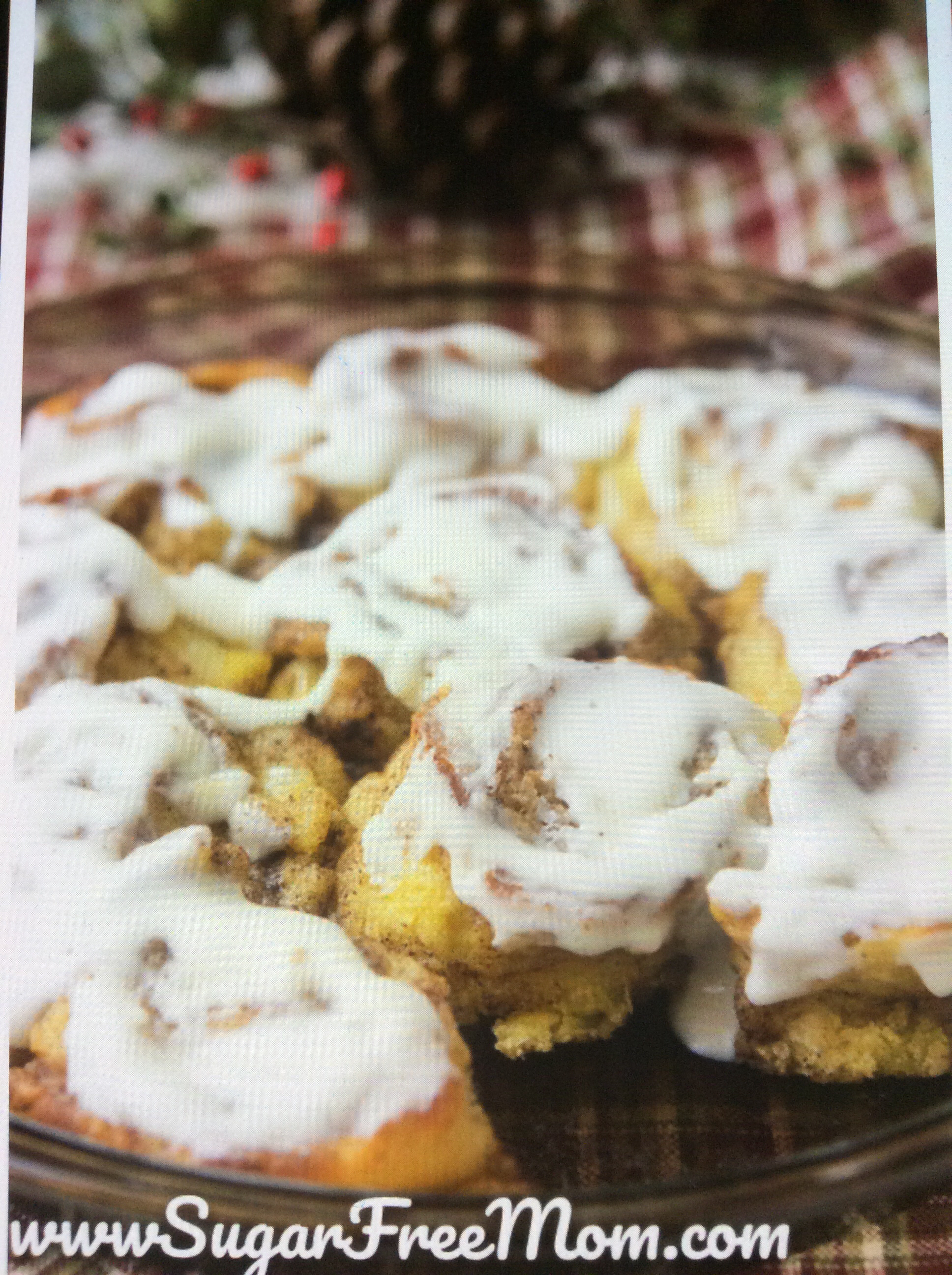 Cinnamon roll /keto almond flour free