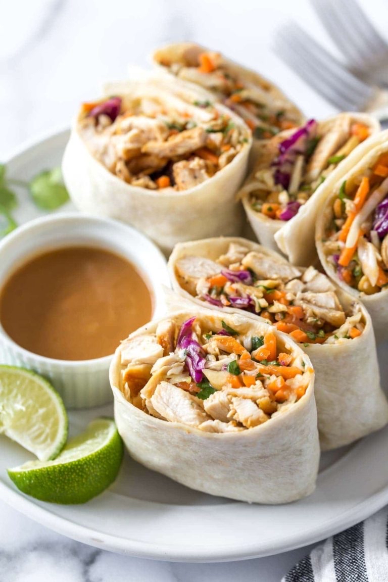 Thai Peanut Wraps 
