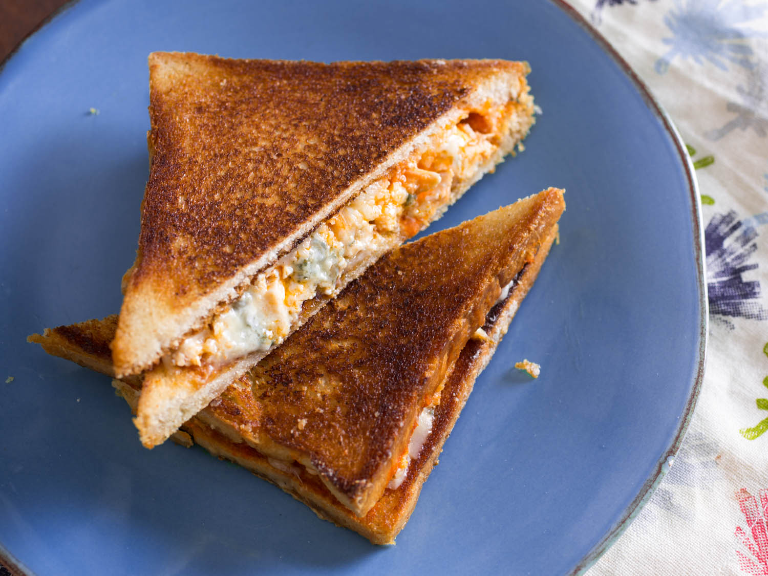 Buffalo Chicken Grilled Cheese Sandwich Recipe