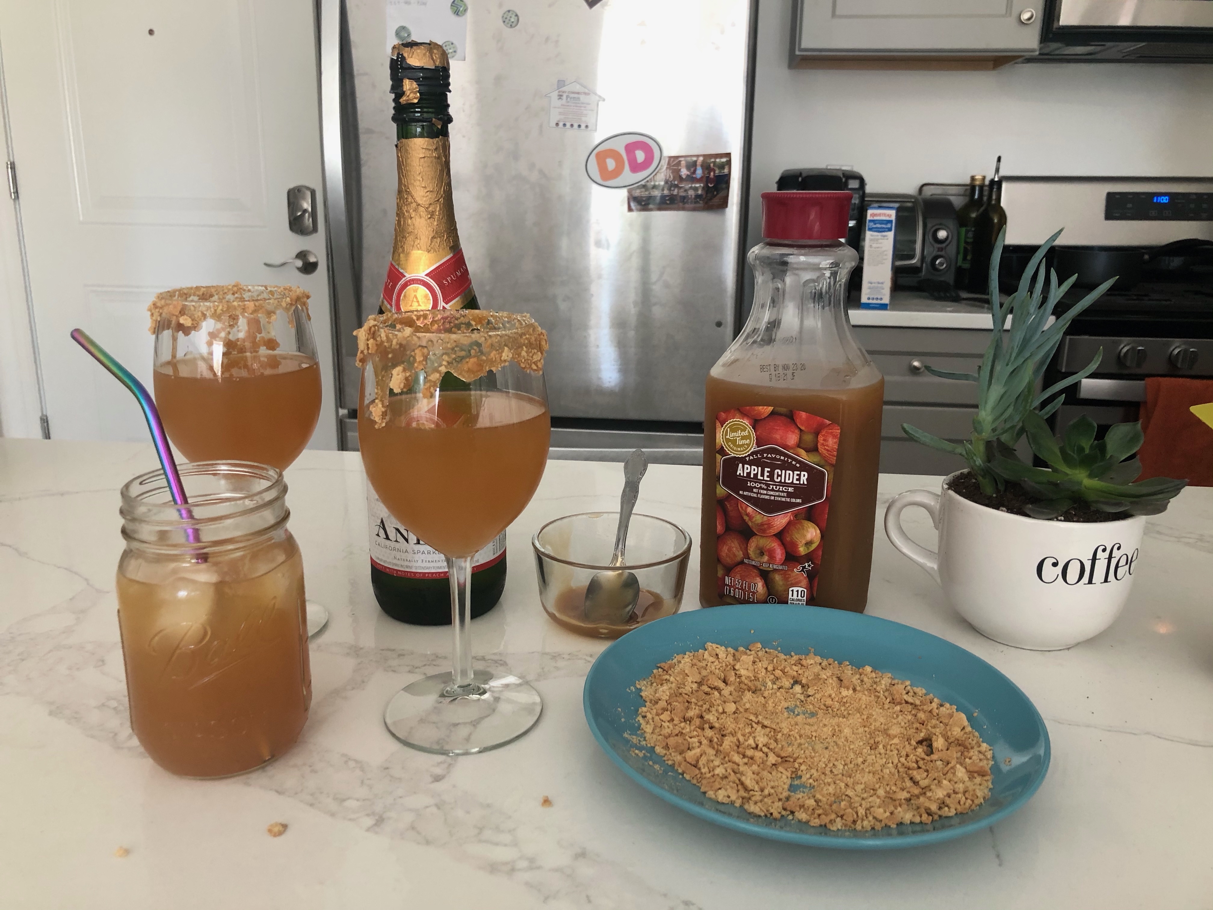 Apple Cider Mimosas