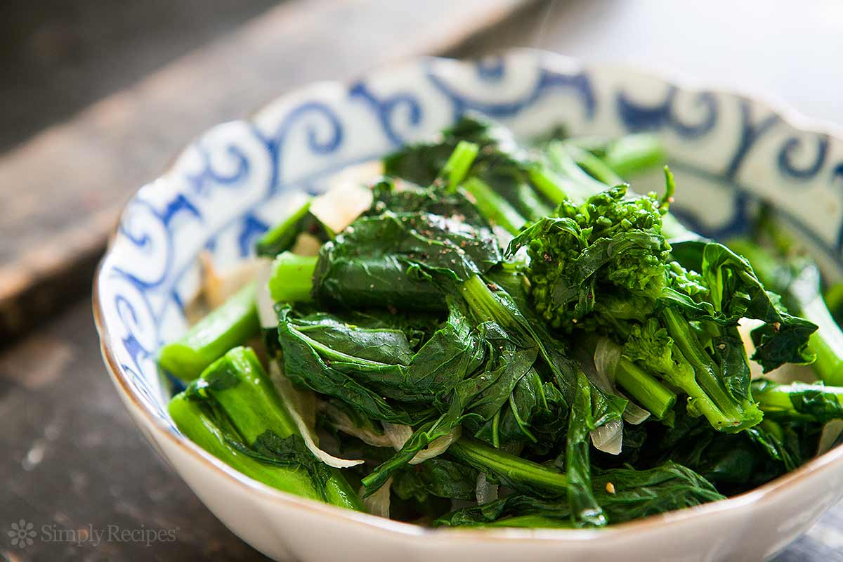Broccoli Rabe with Caramelized Onions