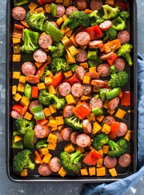 Sausage and veggie mix
