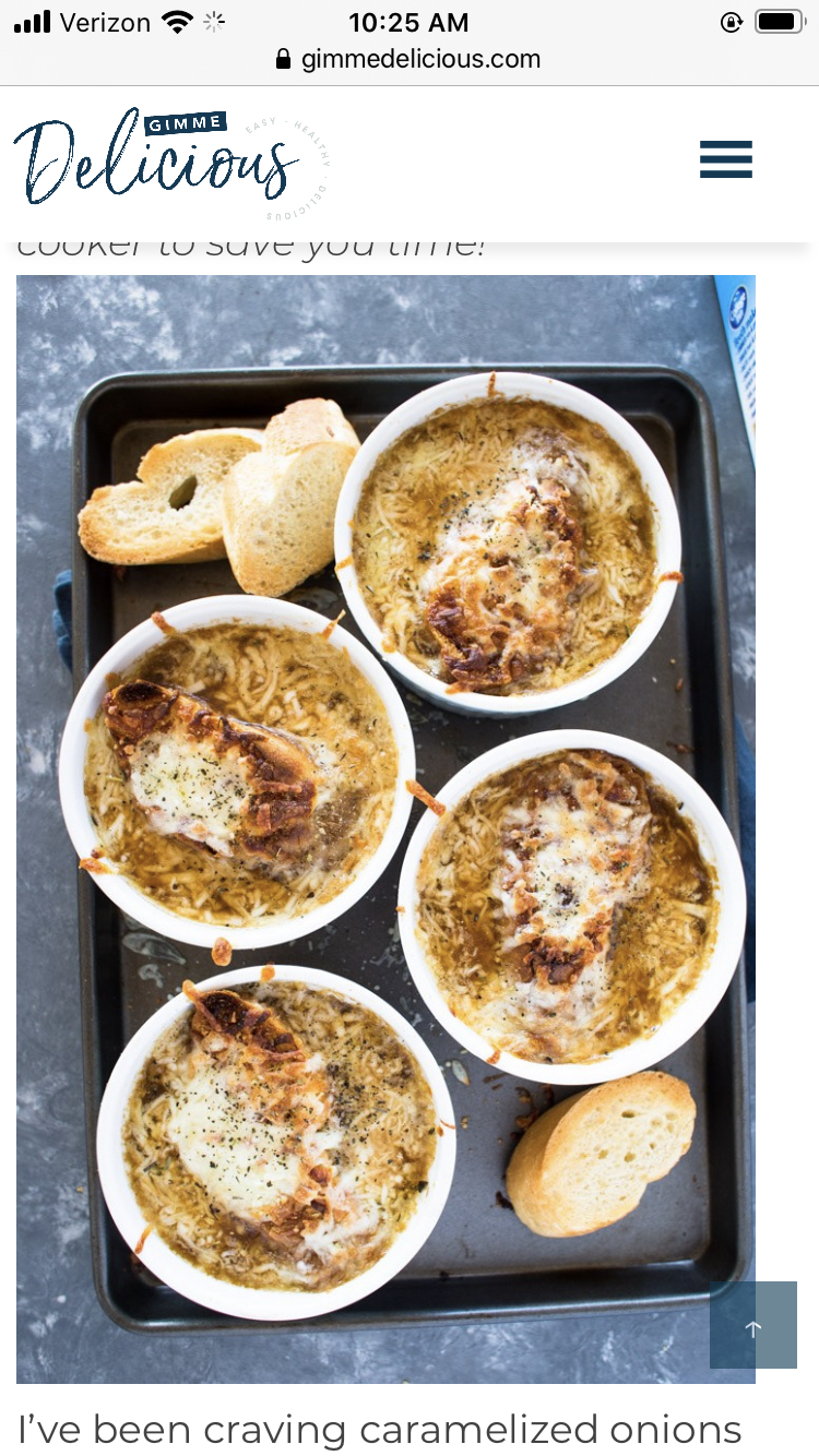 Instant Pot French Onion soup