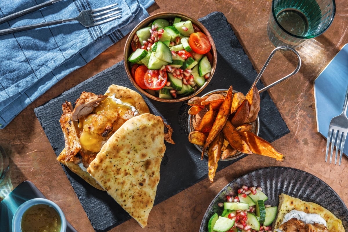 Tandoori Chicken Naan-wich