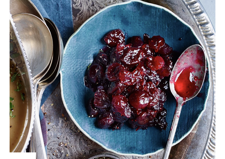 Cranberry and Dried-Cherry Sauce 