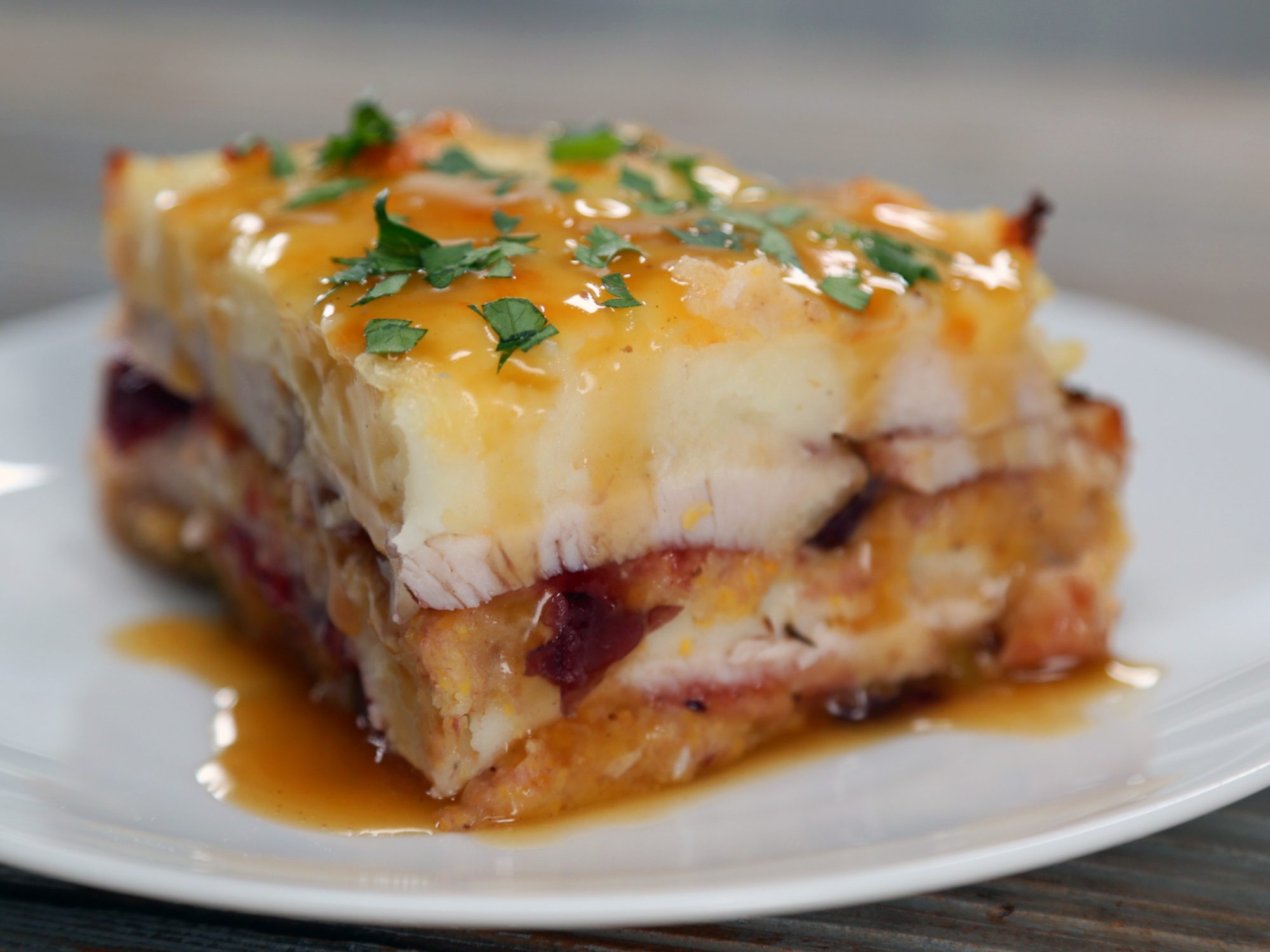 Thanksgiving Leftovers Lasagna