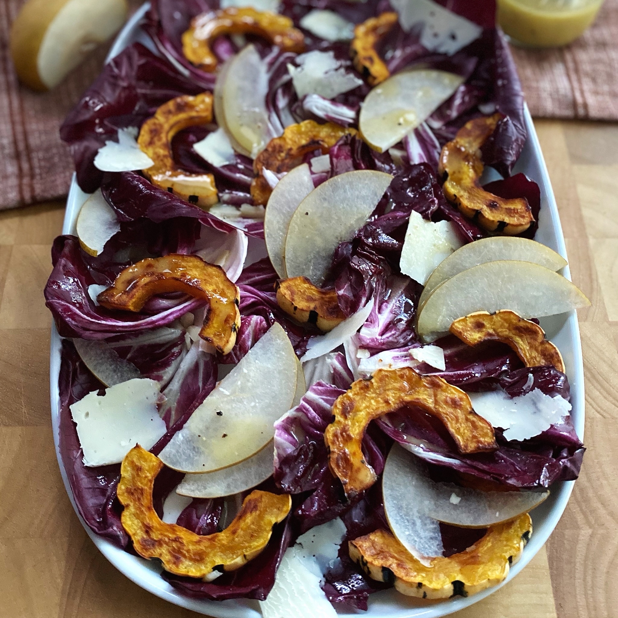 Radicchio, Squash & Pear Autumn Salad