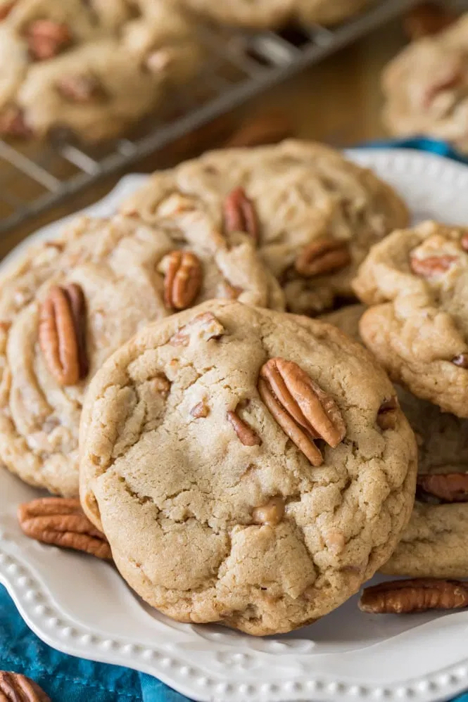 Soft Chewy Butter Pecan Cookies